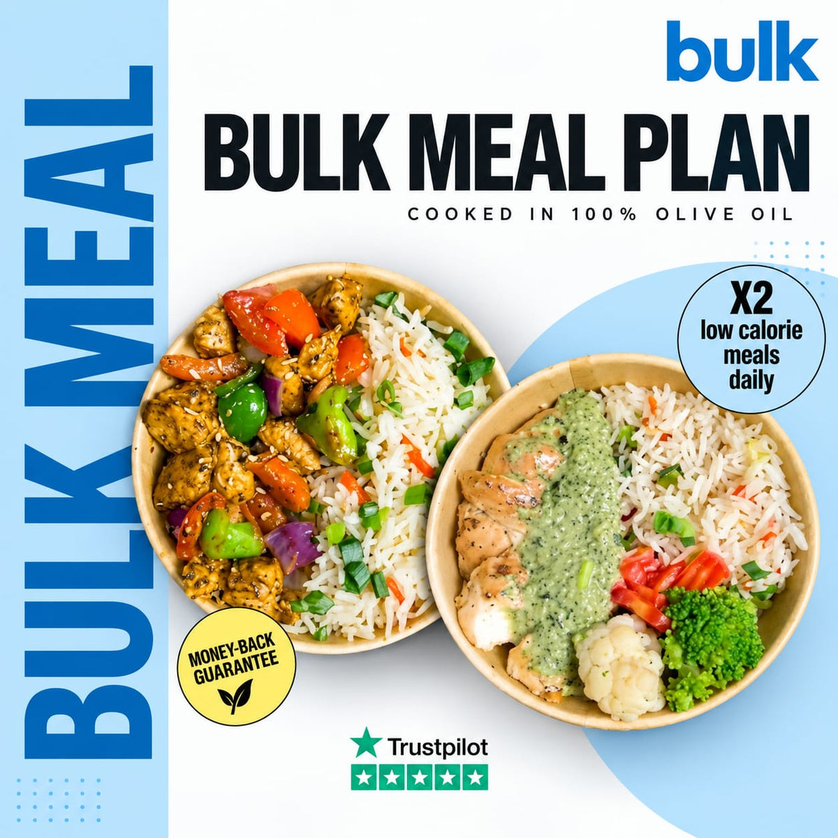 Bulk Plan Muscle-Gain | Chief & Deititian Approved Meal Plan